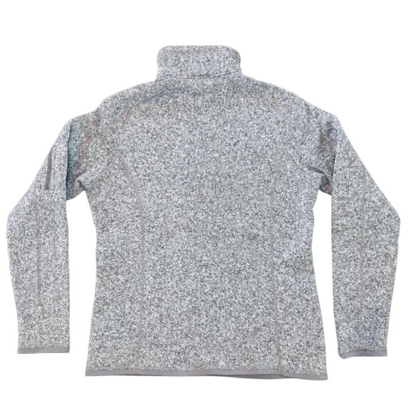 Patagonia Better Sweater 1/4 Quarter Zip Fleece Jacket Grey Women's Size Medium - Picture 7 of 12